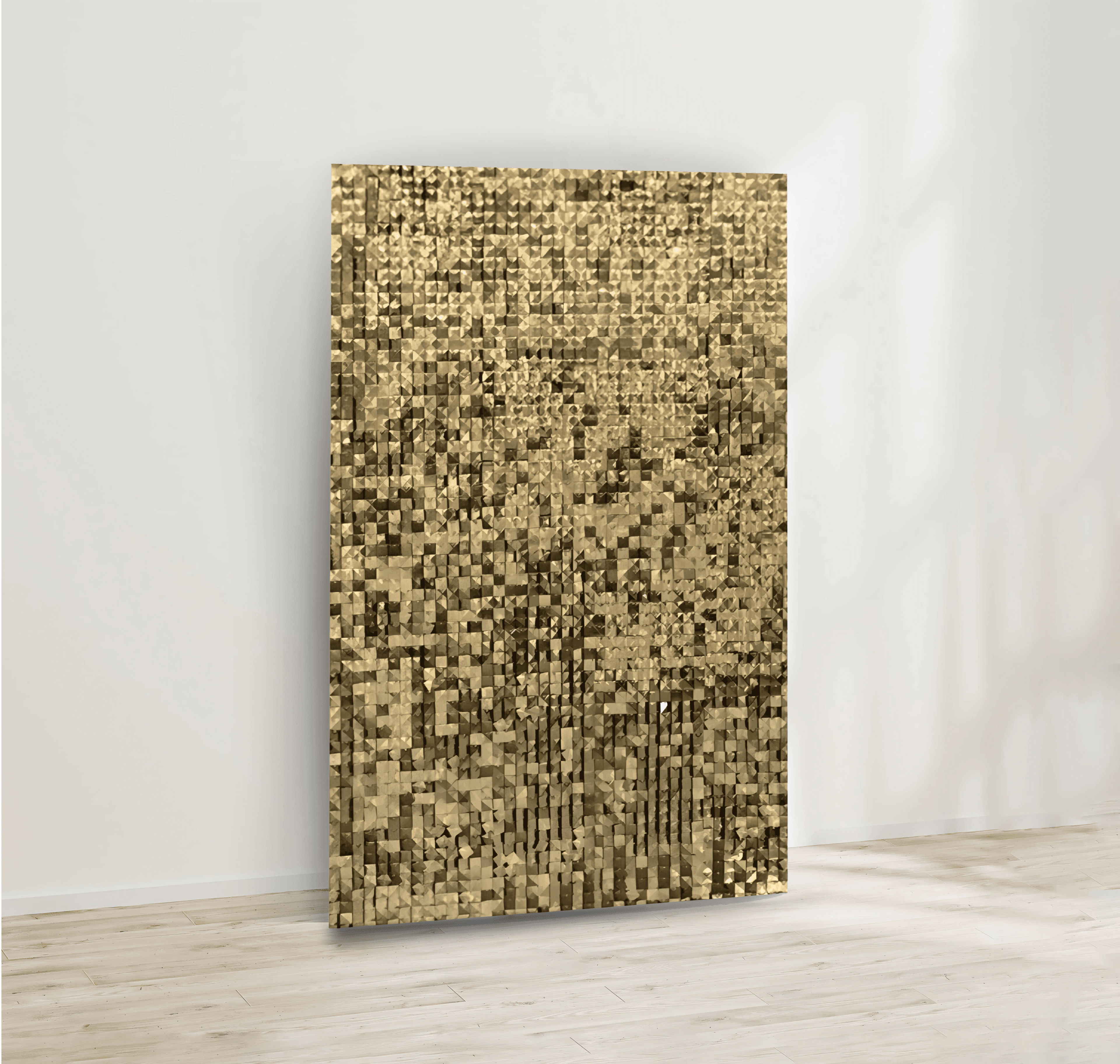 Gold Shimmer Wall