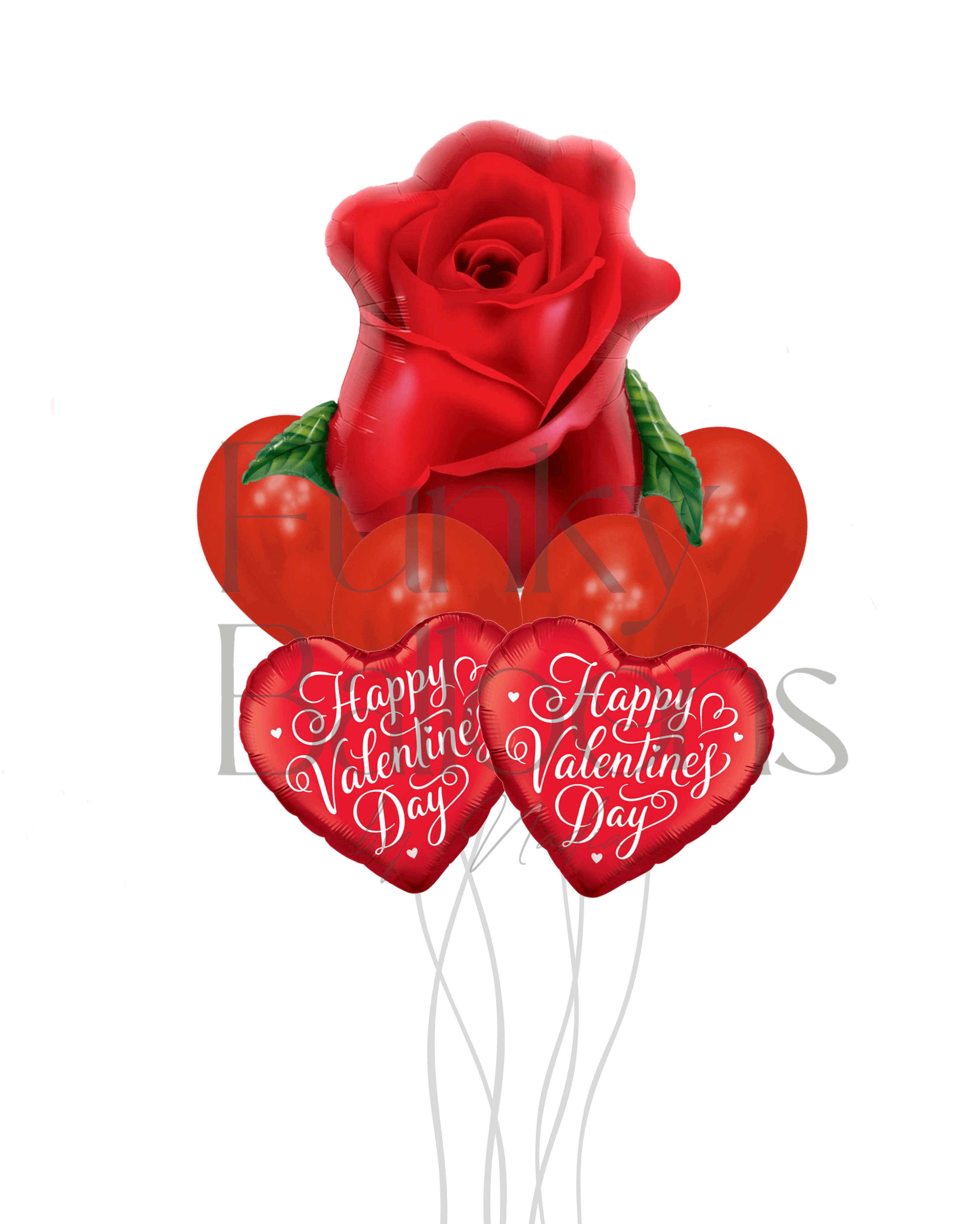 Red Rose Bud Bouquet