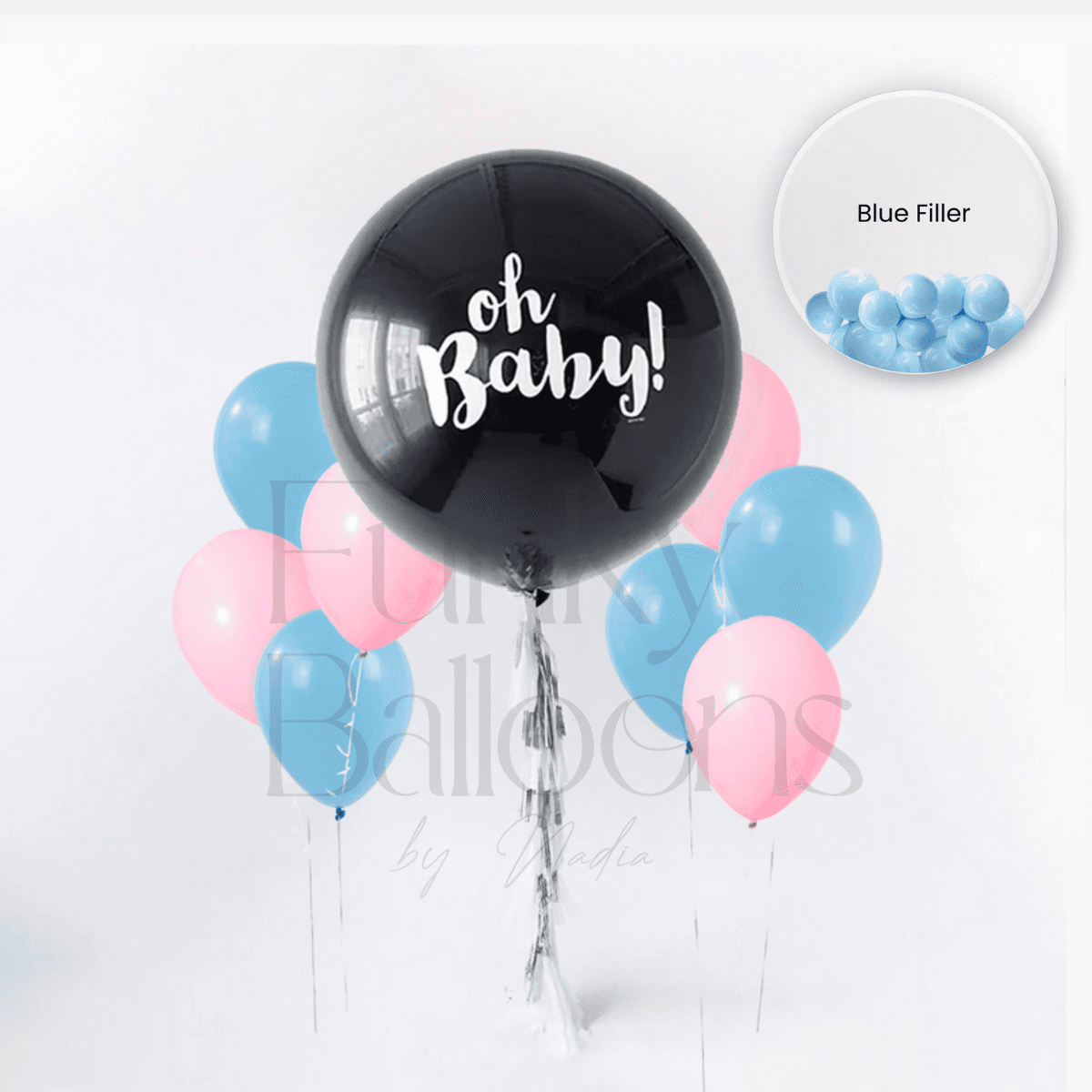 Bouquet - Oh Baby Black (Blue) - Filler Tasseled 