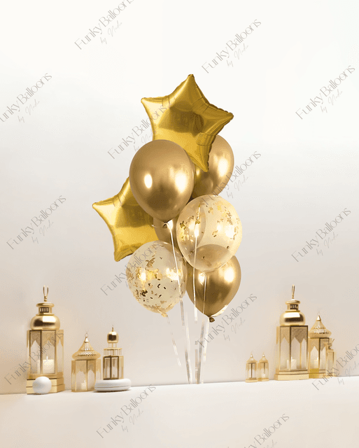Golden Stars & Confetti