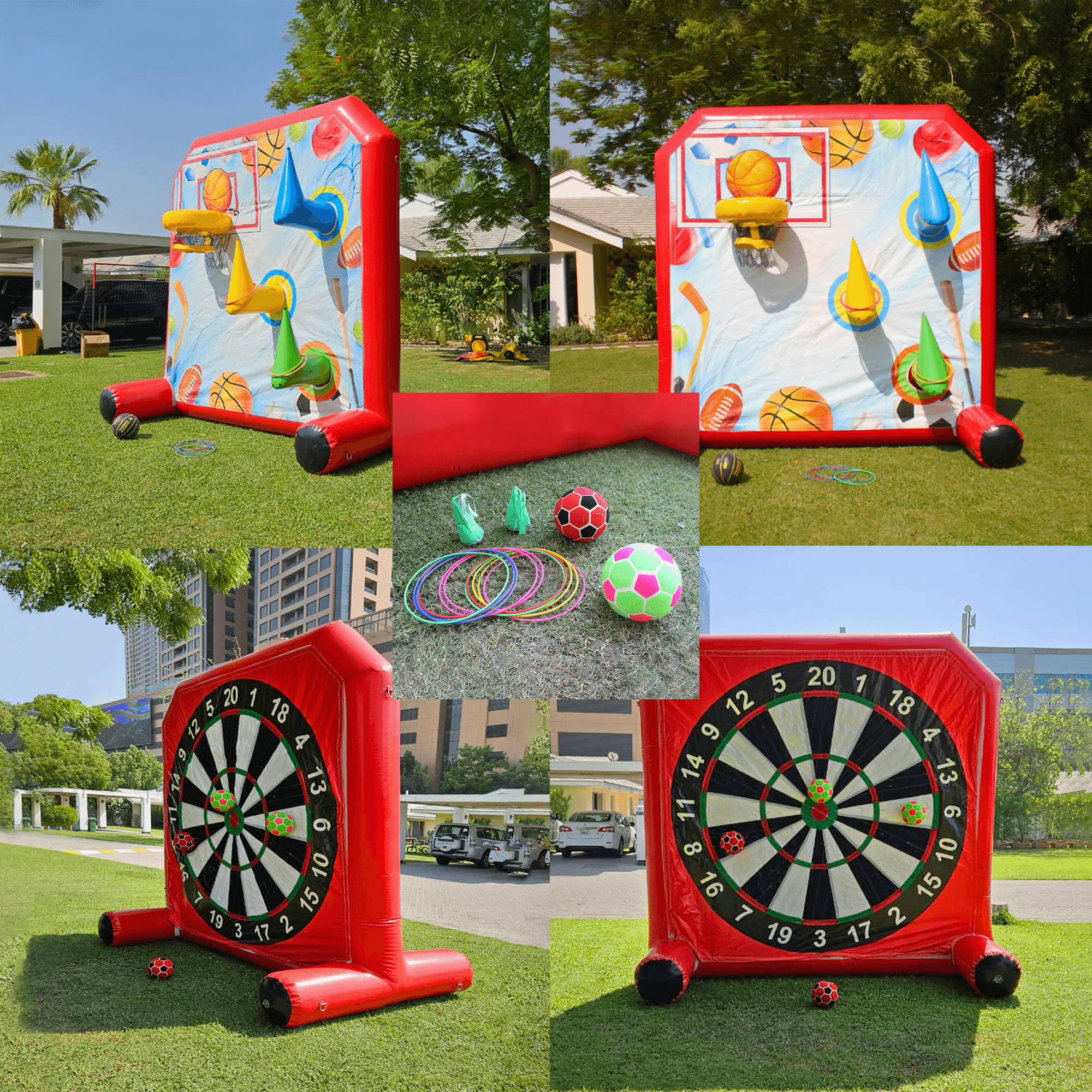 Dart & Hoop Wall